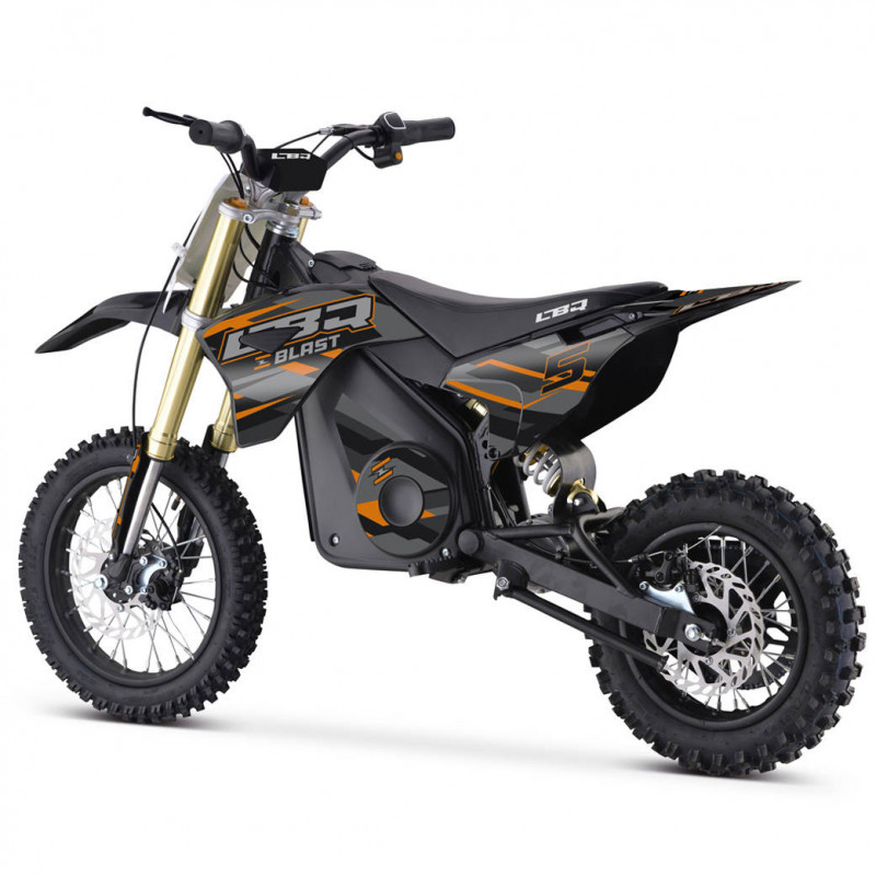 Dirt Bike électrique 1000W enfant LBQ E-BLAST ORANGE