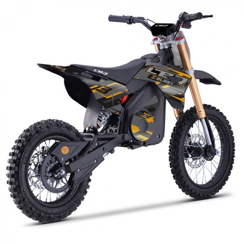 Dirt Bike électrique 1300W enfant LBQ E-BLAST ORANGE