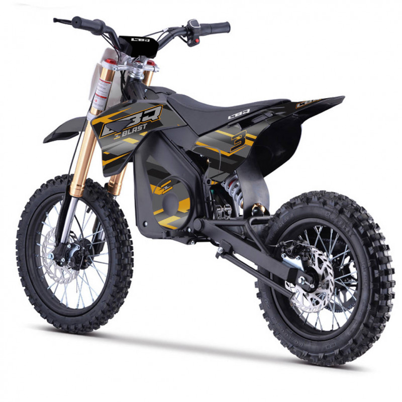 Dirt Bike électrique 1300W enfant LBQ E-BLAST ORANGE