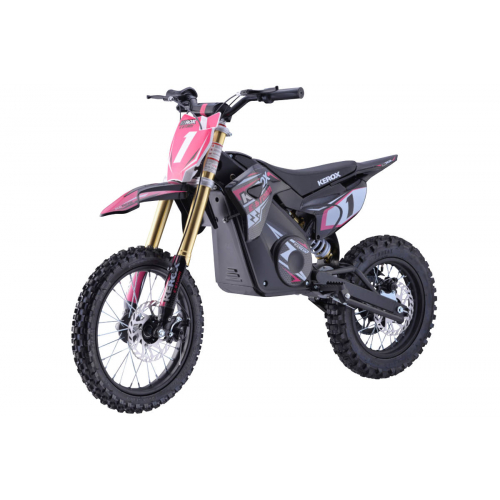 Pit Bike électrique 1300W enfant KEROX E-STORM ROSE Reconditionné