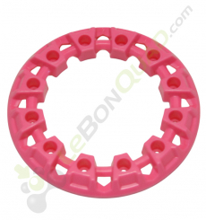 Enjoliveur de roue rose pour pocket quad