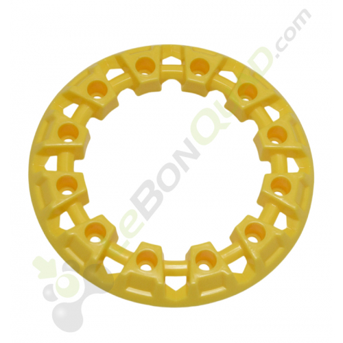 Enjoliveur de roue jaune pour pocket quad - Quad enfant