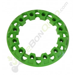 Enjoliveur de roue vert pour pocket quad