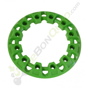 Enjoliveur de roue vert pour pocket quad