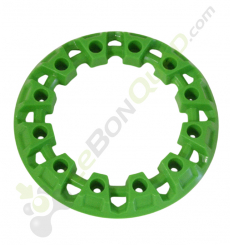 Enjoliveur de roue vert pour pocket quad