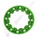 Enjoliveur de roue vert pour pocket quad