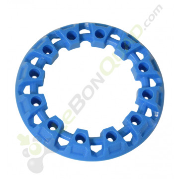 Enjoliveur de roue bleu pour pocket quad