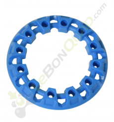 Enjoliveur de roue bleu pour pocket quad