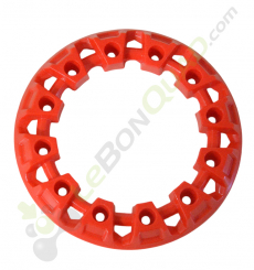 Enjoliveur de roue rouge pour pocket quad