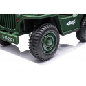 JEEP WILLYS enfant électrique 12V VERT ARMÉE 1 PLACE JEEP WILLYS enfant électrique 12V VERT ARMÉE 1 PLACE