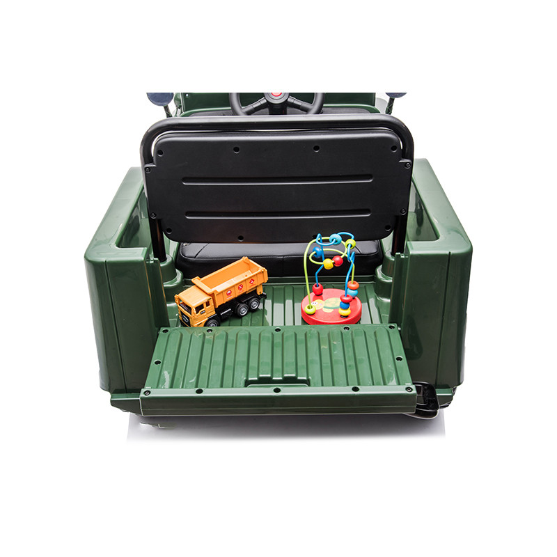 JEEP WILLYS enfant électrique 12V VERT ARMÉE 1 PLACE