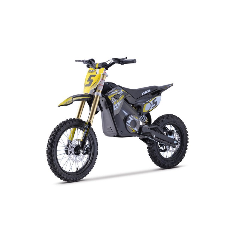 Pit Bike électrique 1800W KEROX E-STORM JAUNE