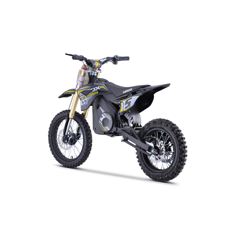 Pit Bike électrique 1800W KEROX E-STORM JAUNE