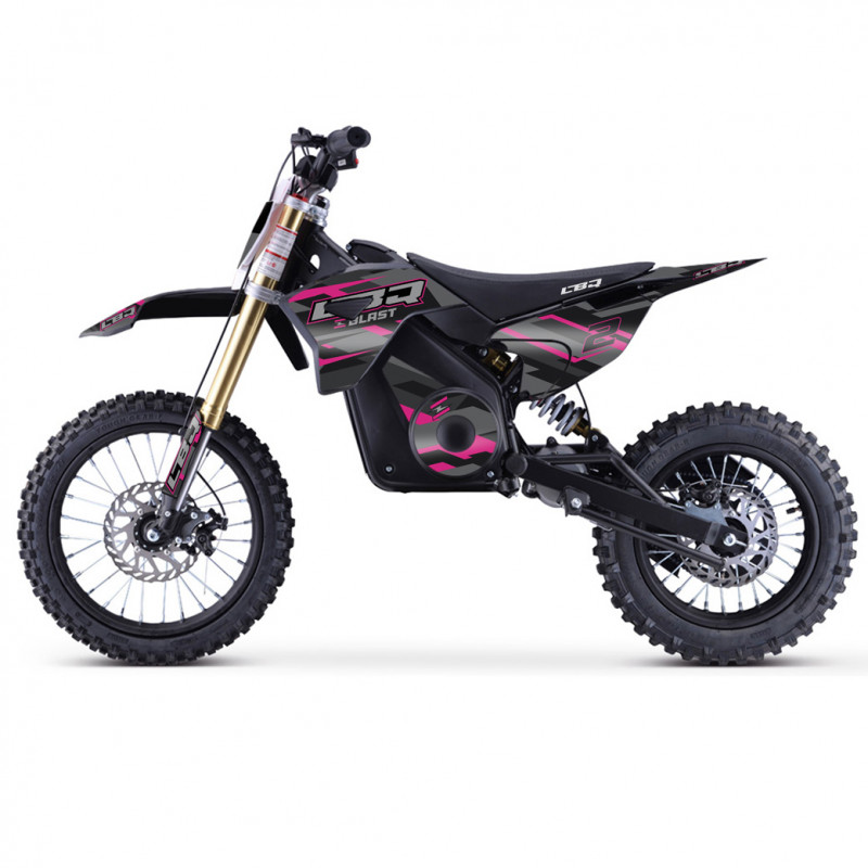 Dirt Bike électrique 1800W enfant LBQ E-BLAST ROSE