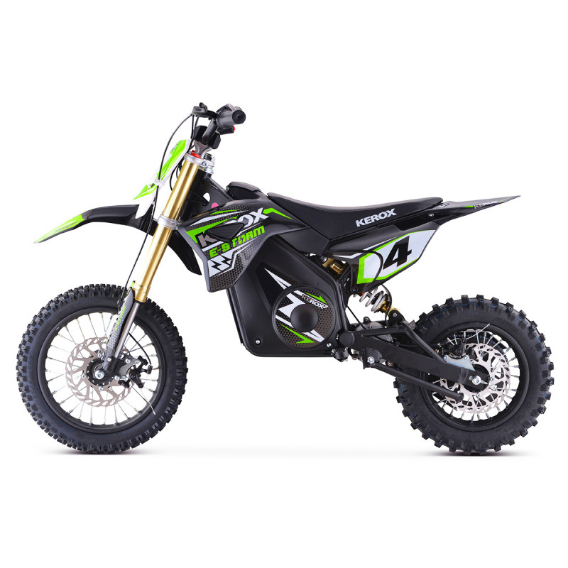 Pit Bike électrique 1000W enfant KEROX E-STORM VERT Reconditionné