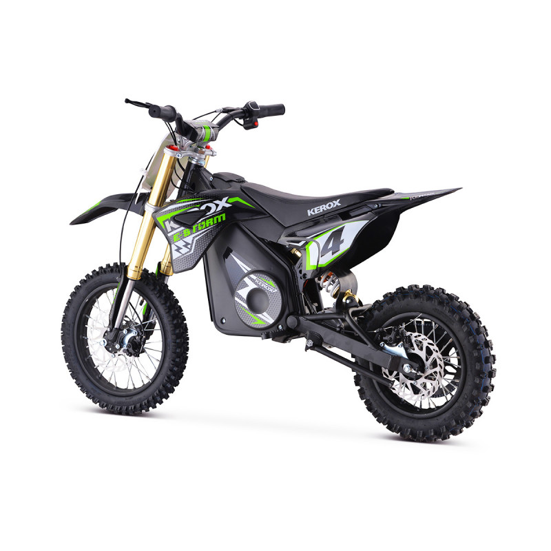 Pit Bike électrique 1000W enfant KEROX E-STORM VERT Reconditionné