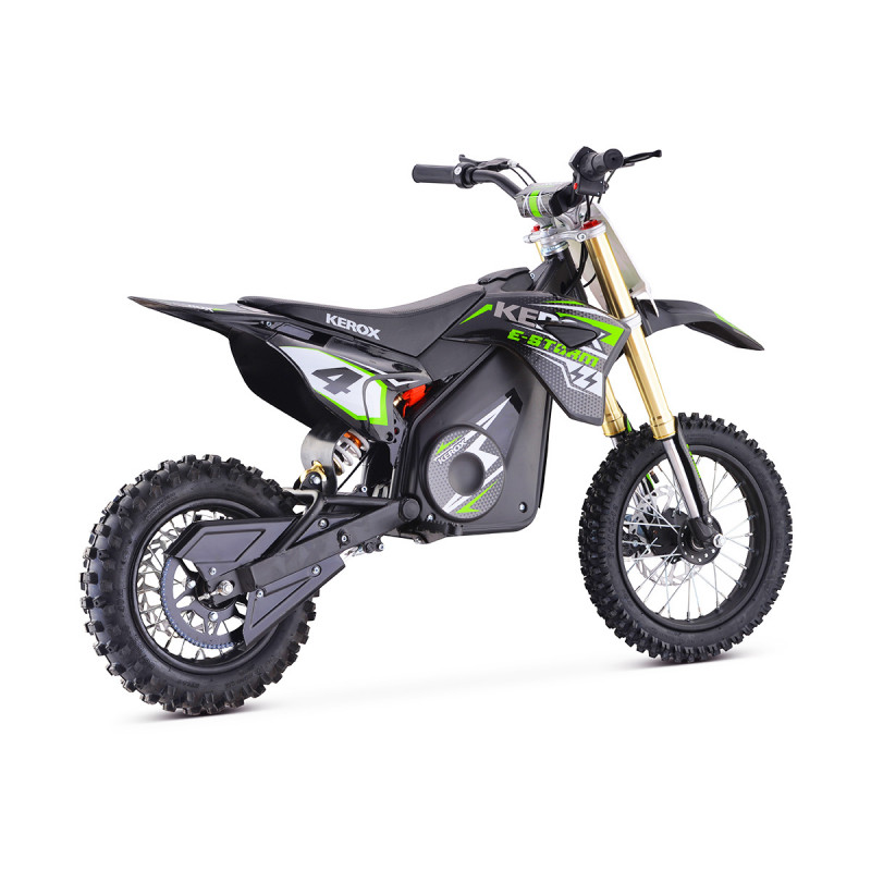 Pit Bike électrique 1000W enfant KEROX E-STORM VERT Reconditionné