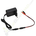 Chargeur 12V + adaptateur pince pour voiture électrique enfant