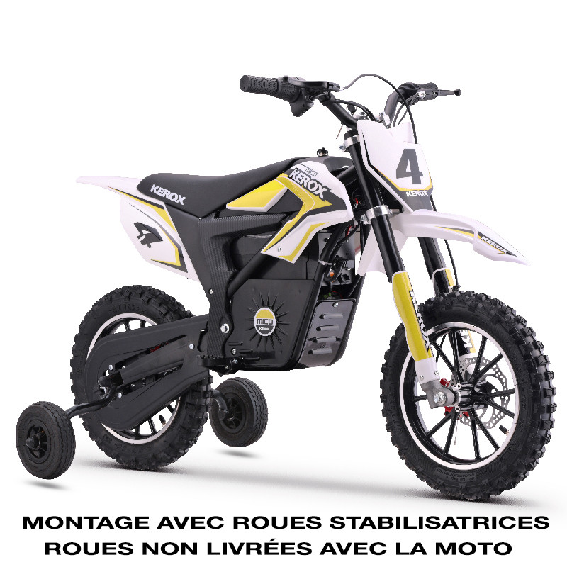 Pocket cross électrique  enfant KEROX E-Mico JAUNE