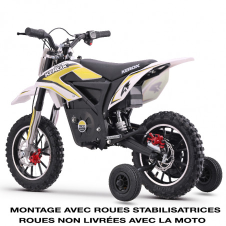 Pocket cross électrique enfant KEROX E-Mico JAUNE