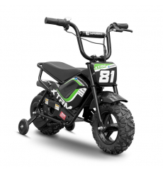 Moto électrique enfant 250w VERT E.SUPERBIKE