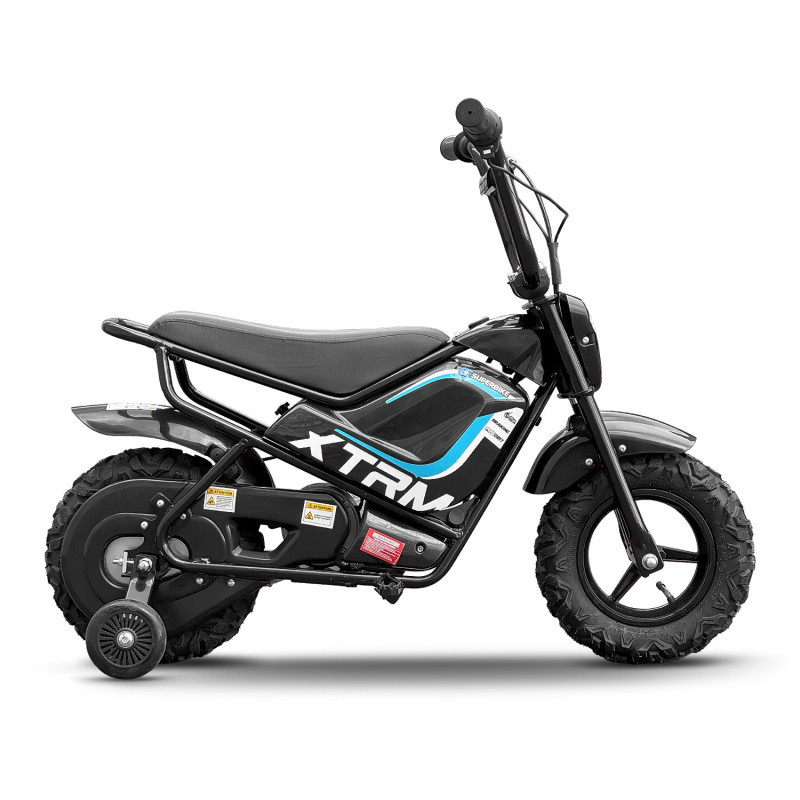 Moto électrique enfant 250w BLEU E.SUPERBIKE