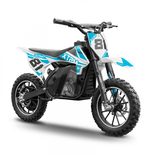 Pocket bike électrique enfant 500w MX BLEU