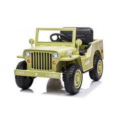 JEEP WILLYS enfant électrique 12V SABLE 1 PLACE