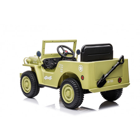 JEEP WILLYS enfant électrique 12V SABLE 1 PLACE JEEP WILLYS enfant électrique 12V SABLE 1 PLACE
