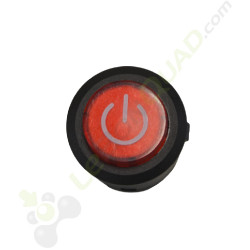 Contacteur on/off chromé 3 broches pour JEEP 24V