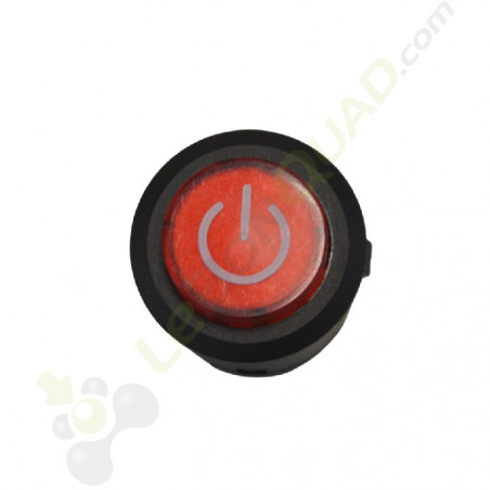 Contacteur on/off chromé 3 broches pour 4x4 24V