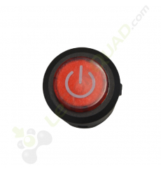 Contacteur on/off chromé 3 broches pour JEEP 24V