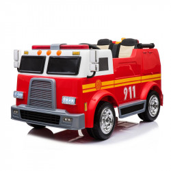 Camion pompier enfant 12V avec pistolet à eau