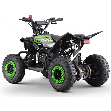 Pocket quad 50cc 2 temps KEROX NOS, proposé en vert. Parfait pour les enfants à partir de 3 ans