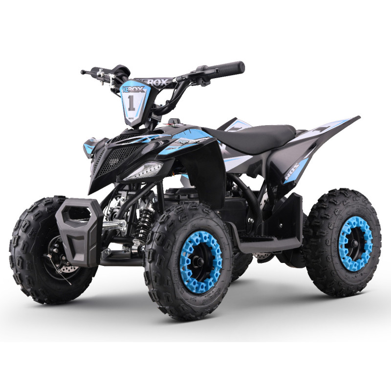Pocket quad 1000W bleu KEROX E-NOS pour enfants de 3 à 5 ans