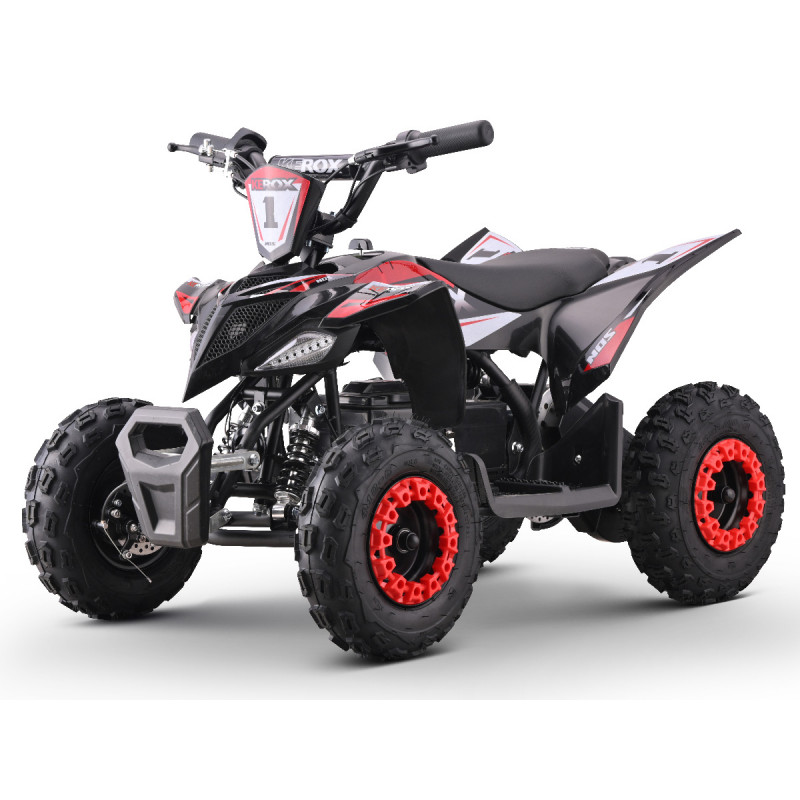 Quad pocket électrique 1000W KEROX, E-NOS, couleur rouge pour enfants débutants