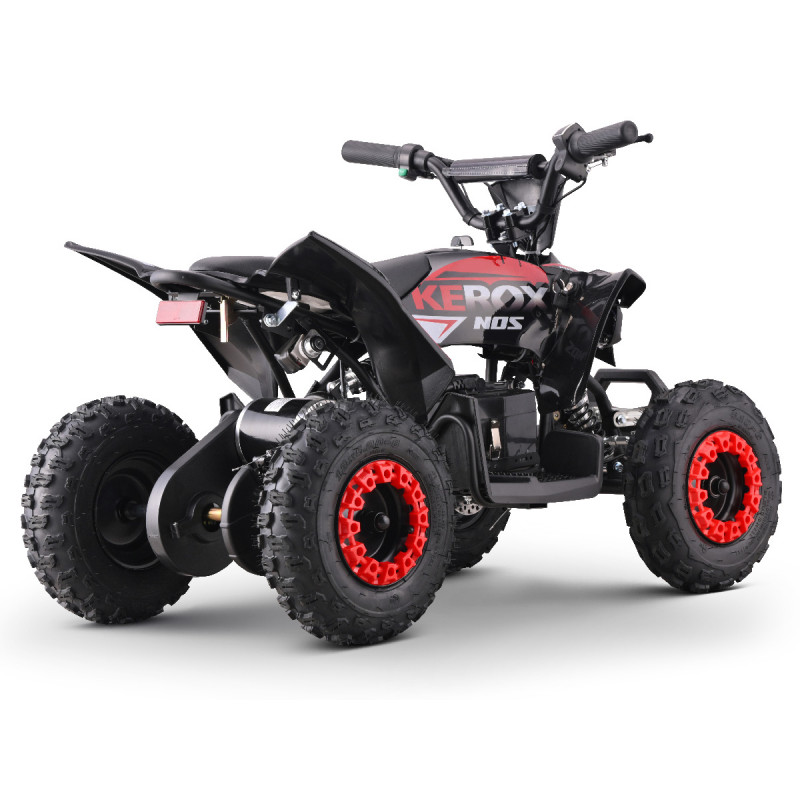 Quad pocket électrique rouge E-NOS KEROX 1000W pour enfants à partir de 3 ans