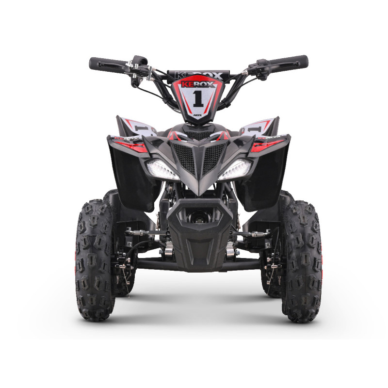 Pocket quad KEROX E-NOS ROUGE pour enfants 3-5 ans, cylindrée 1000W