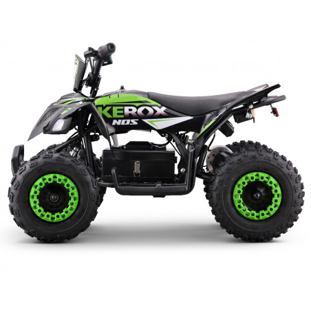 Quad électrique enfant KEROX avec limiteur de vitesse 3 positions et frein de parking pour plus de sécurité