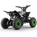 Mini quad électrique vert 1000W KEROX E-NOS pour enfant, autonomie 1 à 2 heures, hauteur de selle 50cm