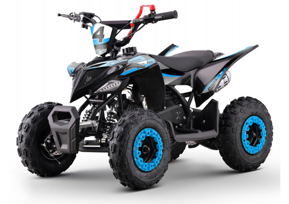 Pocket quad 50cc bleu pour enfants dès 3 ans. Quad enfant pas cher LBQ, modèle POPS