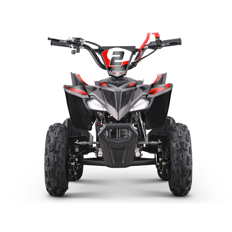 Quad pocket LBQ POPS 50cc coloris ROUGE avec châssis tubulaire renforcé