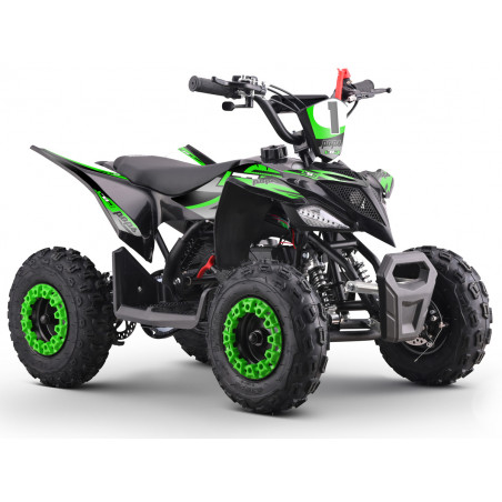 Quad pocket vert 49cc hauteur selle 50cm adaptée jeunes enfants débutants