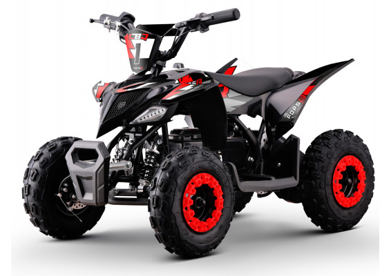 Pocket quad électrique rouge E-POPS LBQ. Quad pour débutants, dès 3 ans