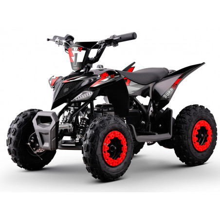 Pocket quad électrique rouge E-POPS LBQ. Quad pour débutants, dès 3 ans