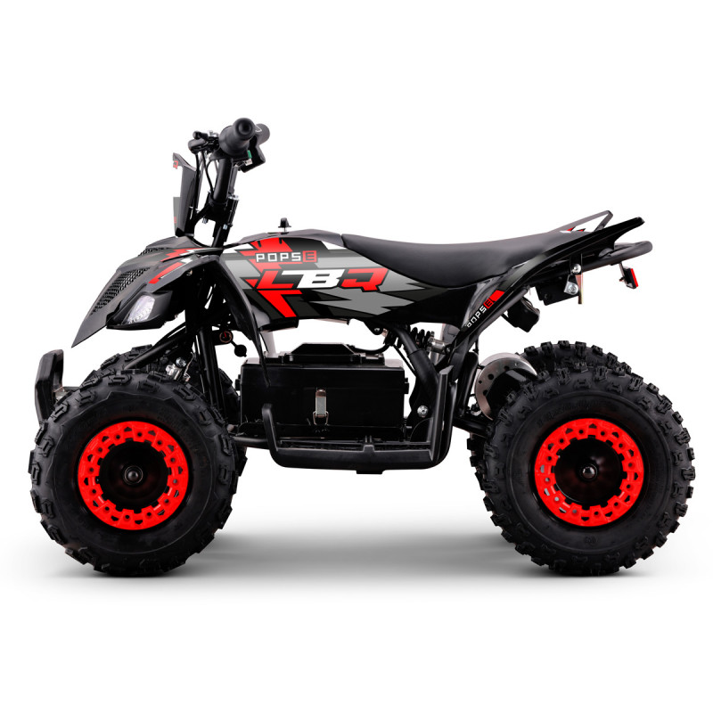 Mini quad électrique enfant 3 ans rouge batterie 12Ah autonomie modulable terrain