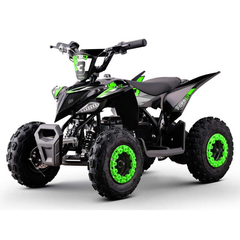 Pocket quad électrique vert 1000W LBQ E-POPS. Pocket quad pour enfants 3-5 ans