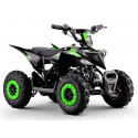 Pocket quad vert électrique premiers pas bridage 8 kmh double frein disqu