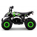 Mini quad électrique enfant 3 ans vert 1000W selle basse 50cm débutants