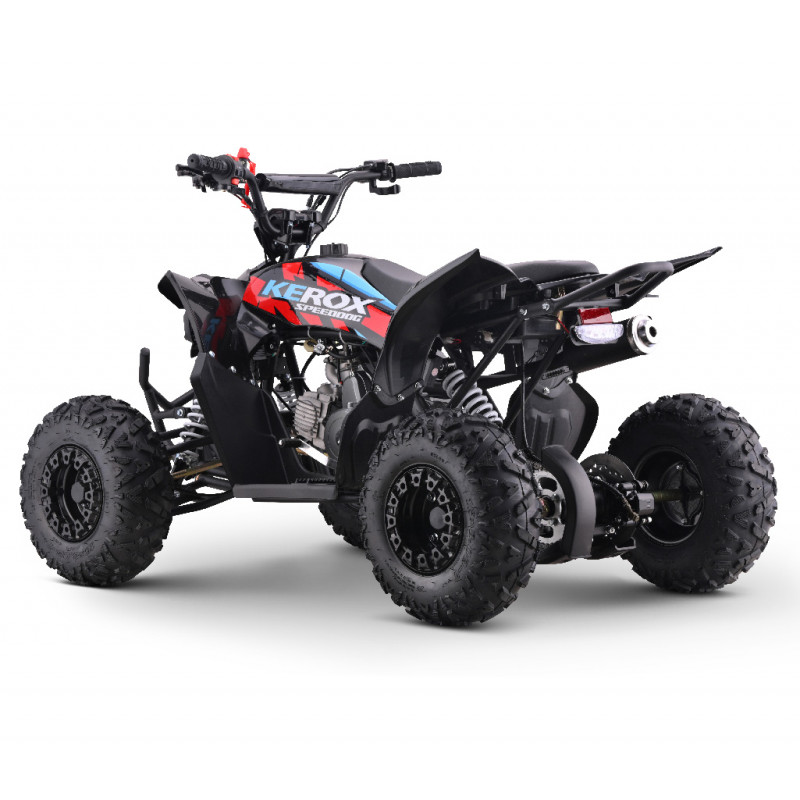 Quad enfants 8 ans KEROX SPEEDDOG 125cc rouge-bleu